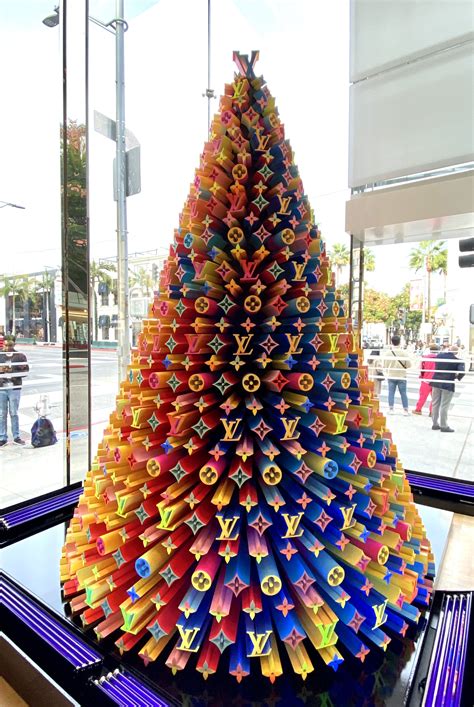 lv christmas tree|louis vuitton christmas tree 2023.